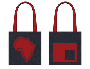 J'adore L'afrique Tote Bag (Red)