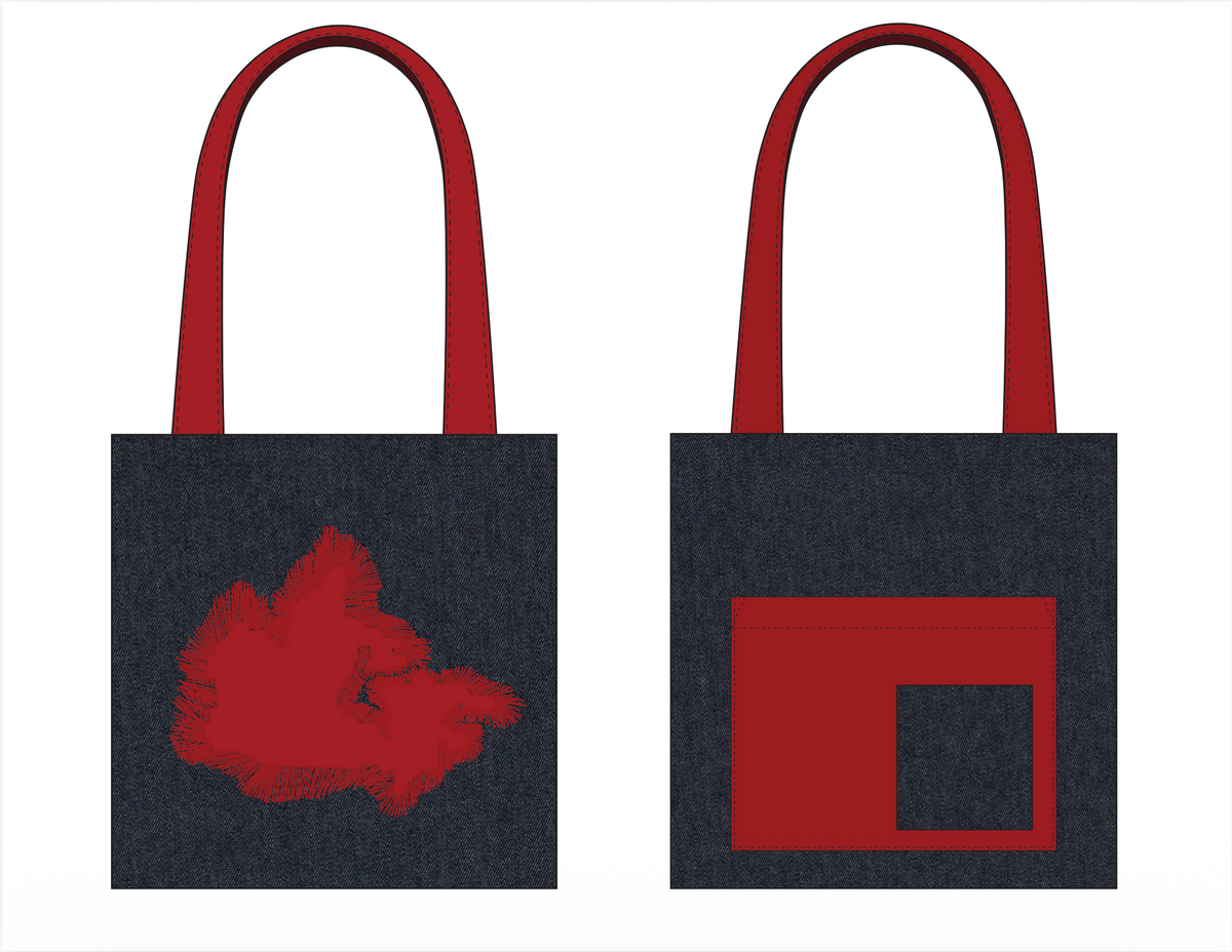 J'adore Le Canada Tote Bag (Red)