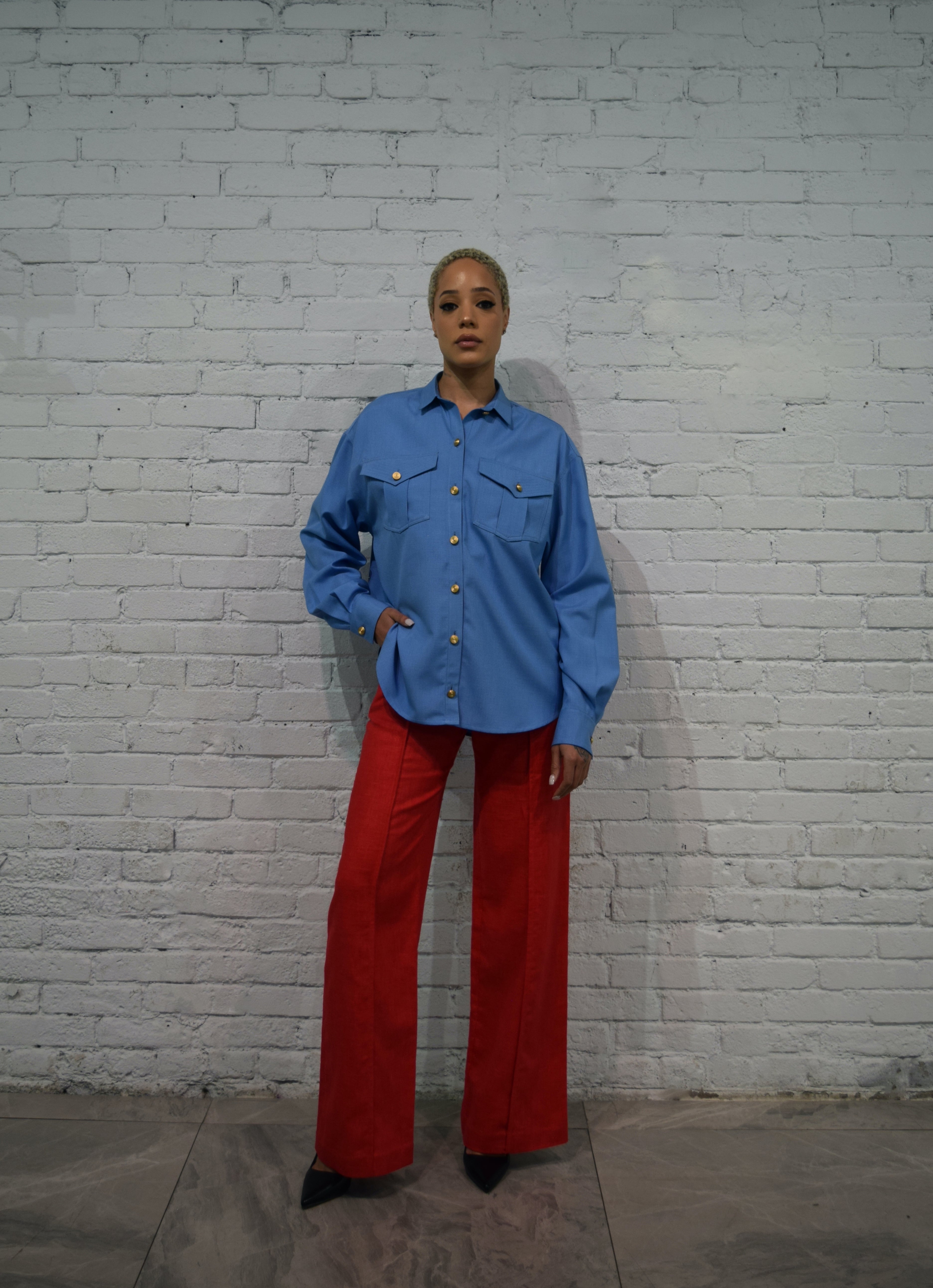 Linen Boyfriend Shirt