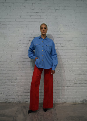 Linen Boyfriend Shirt