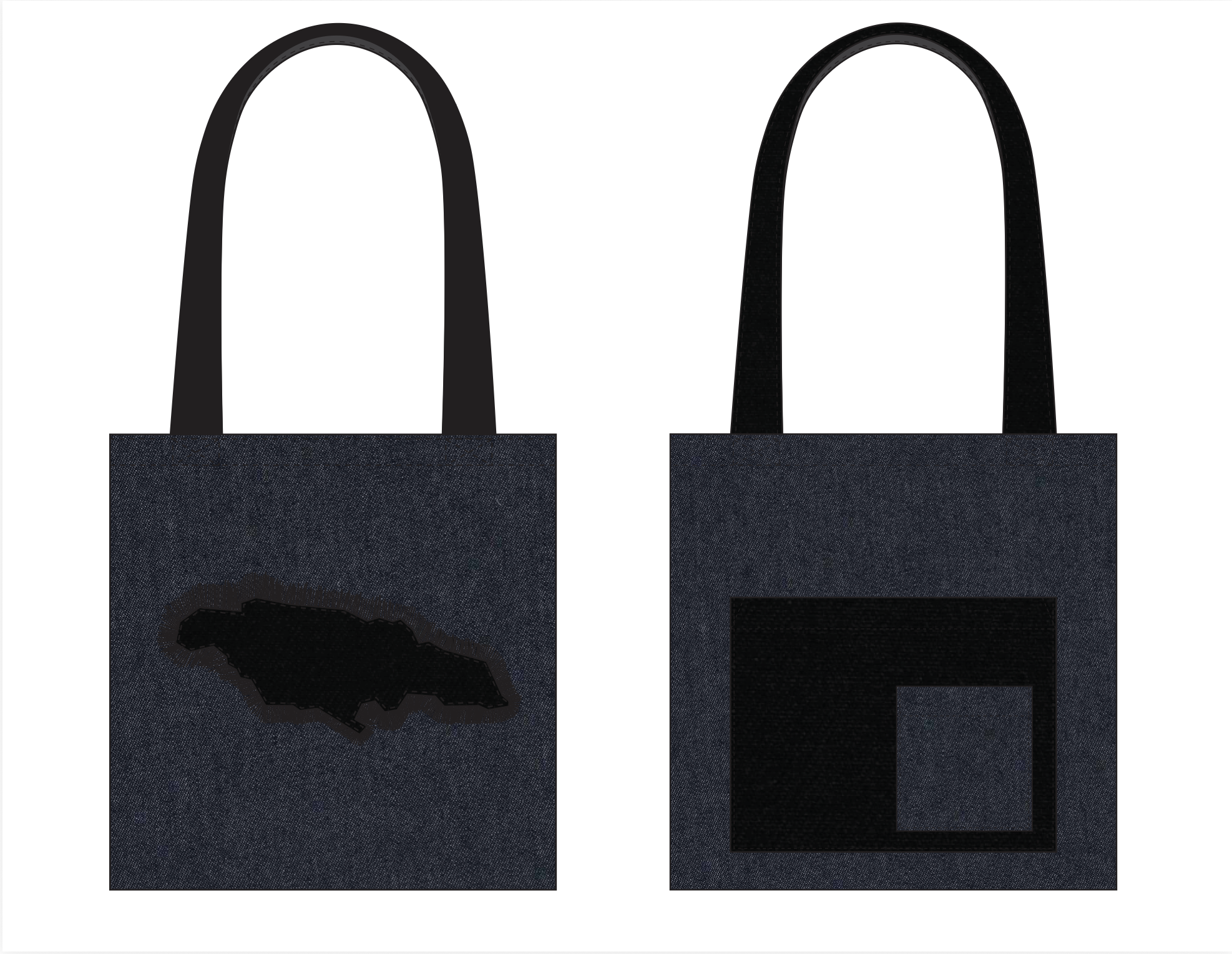 J'adore la Jamaïque Tote Bag (Black)